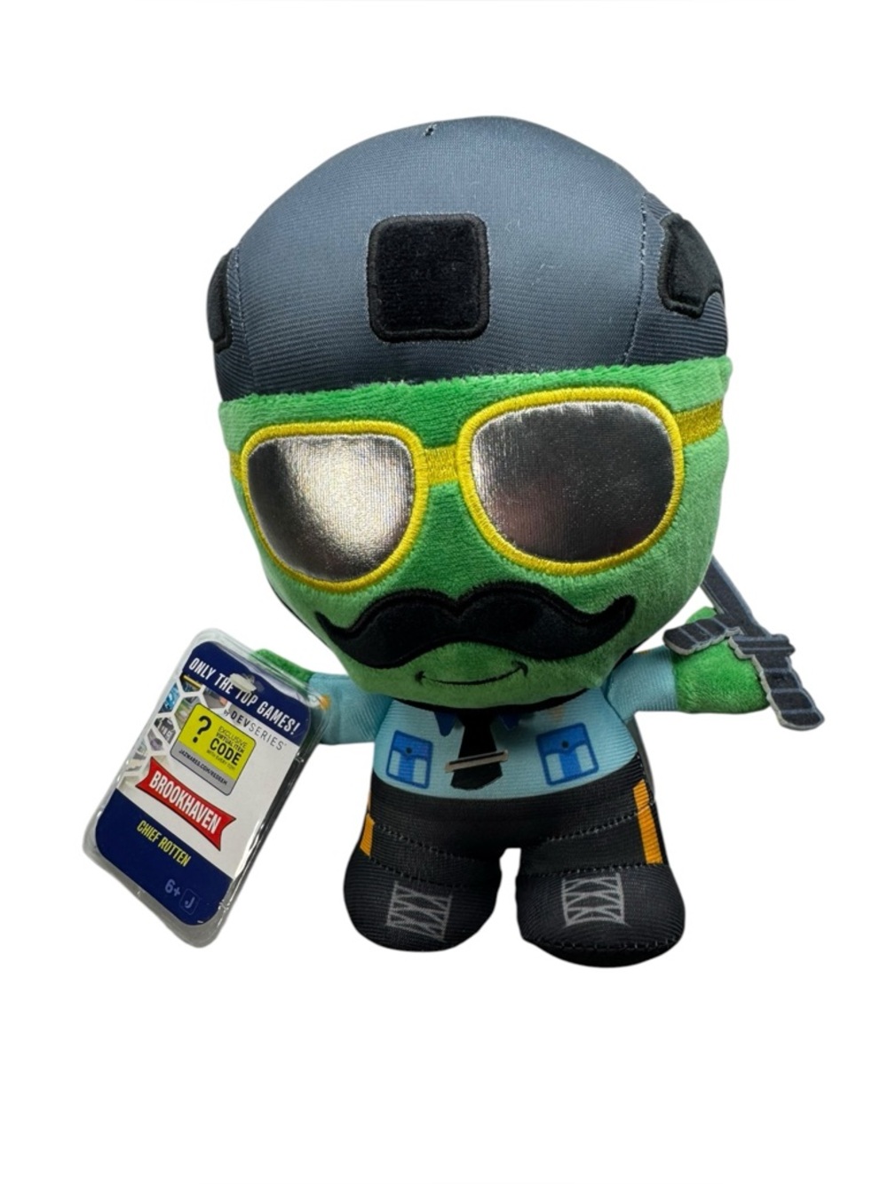 DevSeries Brookhaven Chief Rotten Plush Roblox Jazwares‎ NWT